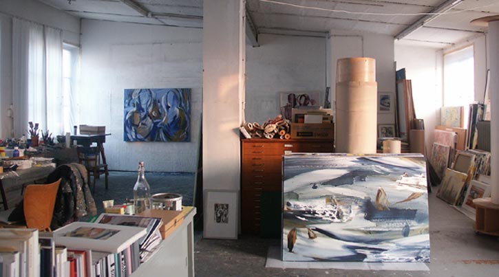 Atelier im Februar 2010